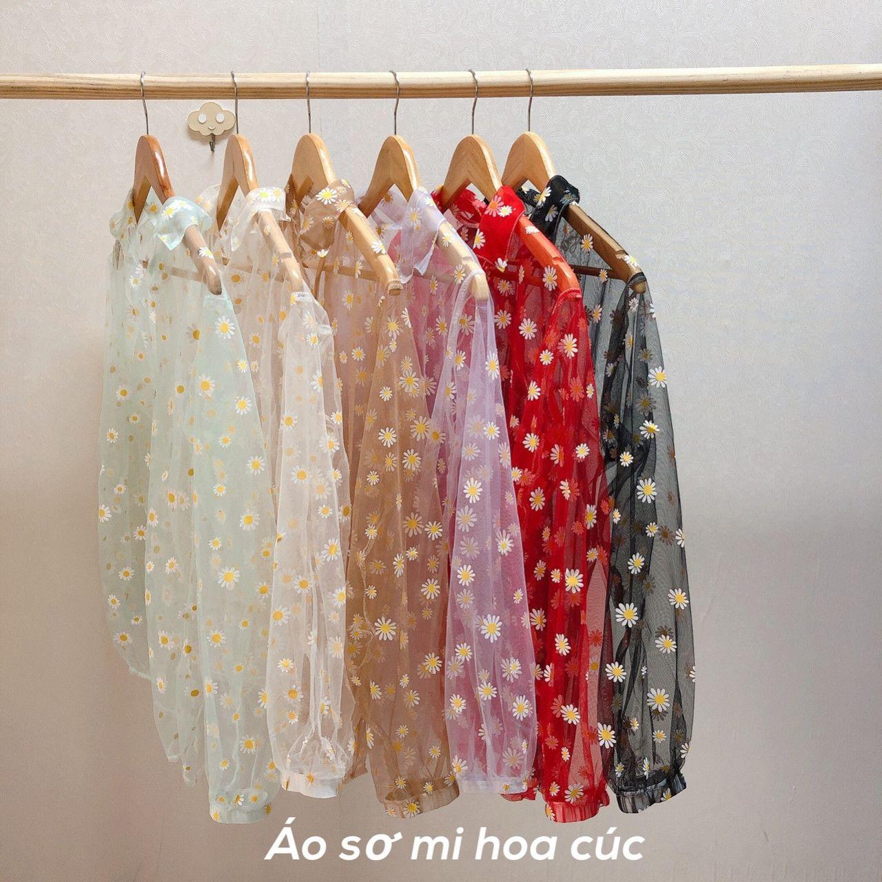 Áo Khoác Lưới Hoa Cúc Daisy Dịu Dàng 1131A36B1