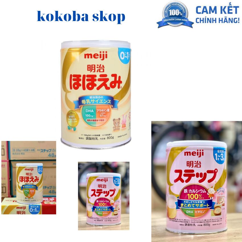 Sữa meji lon nội địa nhật 800g 0-1