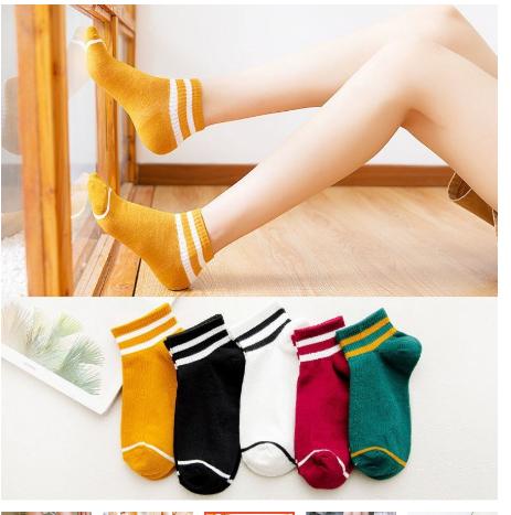 Combo 10 đôi Tất nữ ngắn cổ thể thao, cá tính