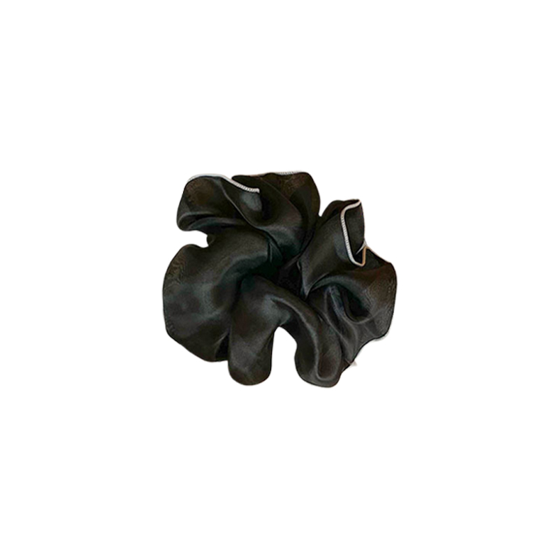 [Có sẵn] Dây cột tóc vải Scrunchies lụa Hàn Quốc bản lớn cho nữ