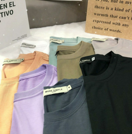 ÁO THUN TRƠN OVERSIZE ĐỦ MÀU UNISEX (16 Màu)