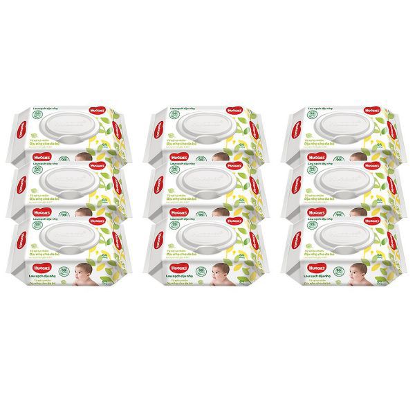 Khăn ướt Huggies không mùi hộp 64 miếng