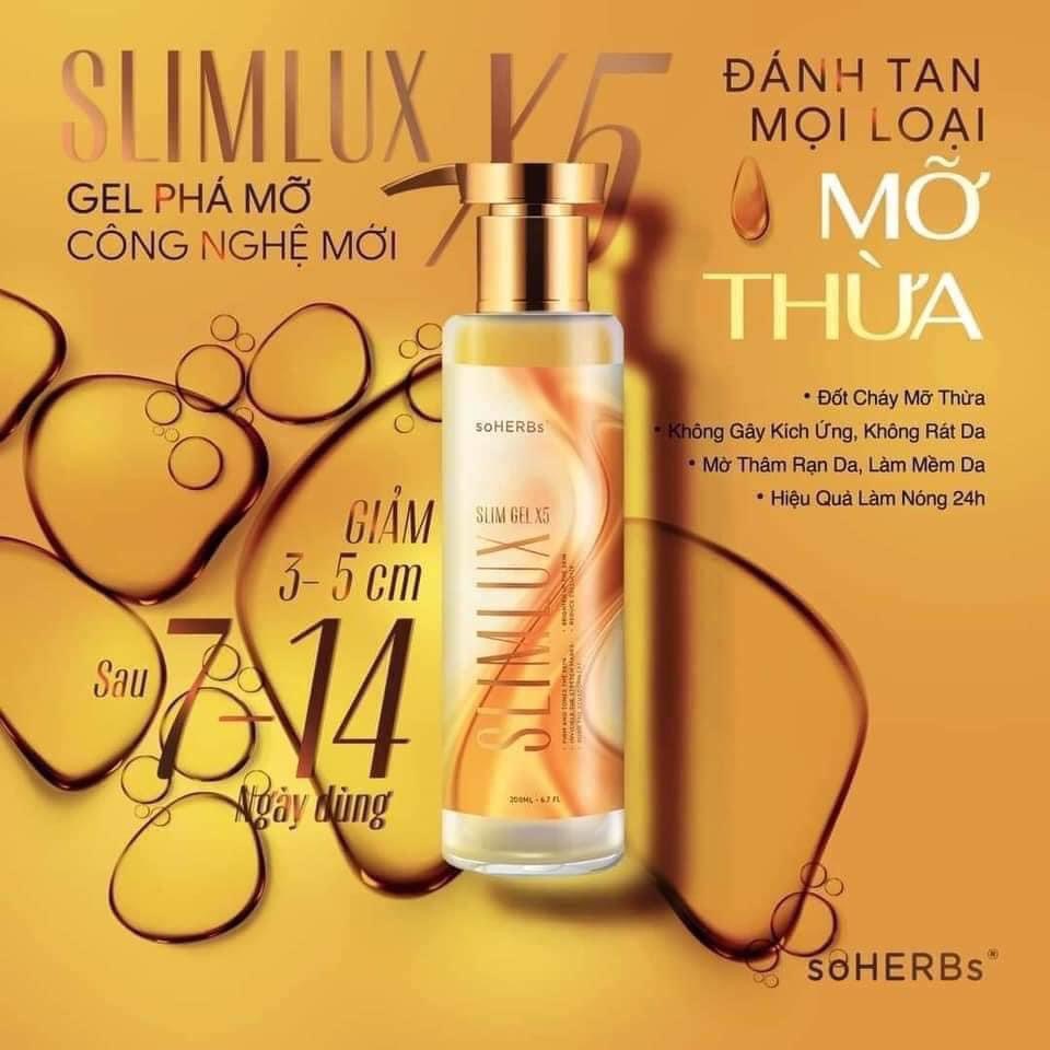 PHÁ MỠ SLIMLUX X5 (tặng kèm bọc quấn bụng)