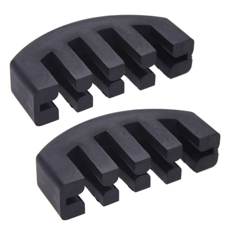 2X Rubber Mute Silencer 4/4 Violin Fiddle Slight Practice Black Lazada