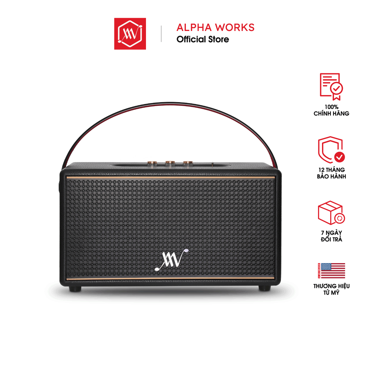 Loa Bluetooth Alpha Works AW Classic V80