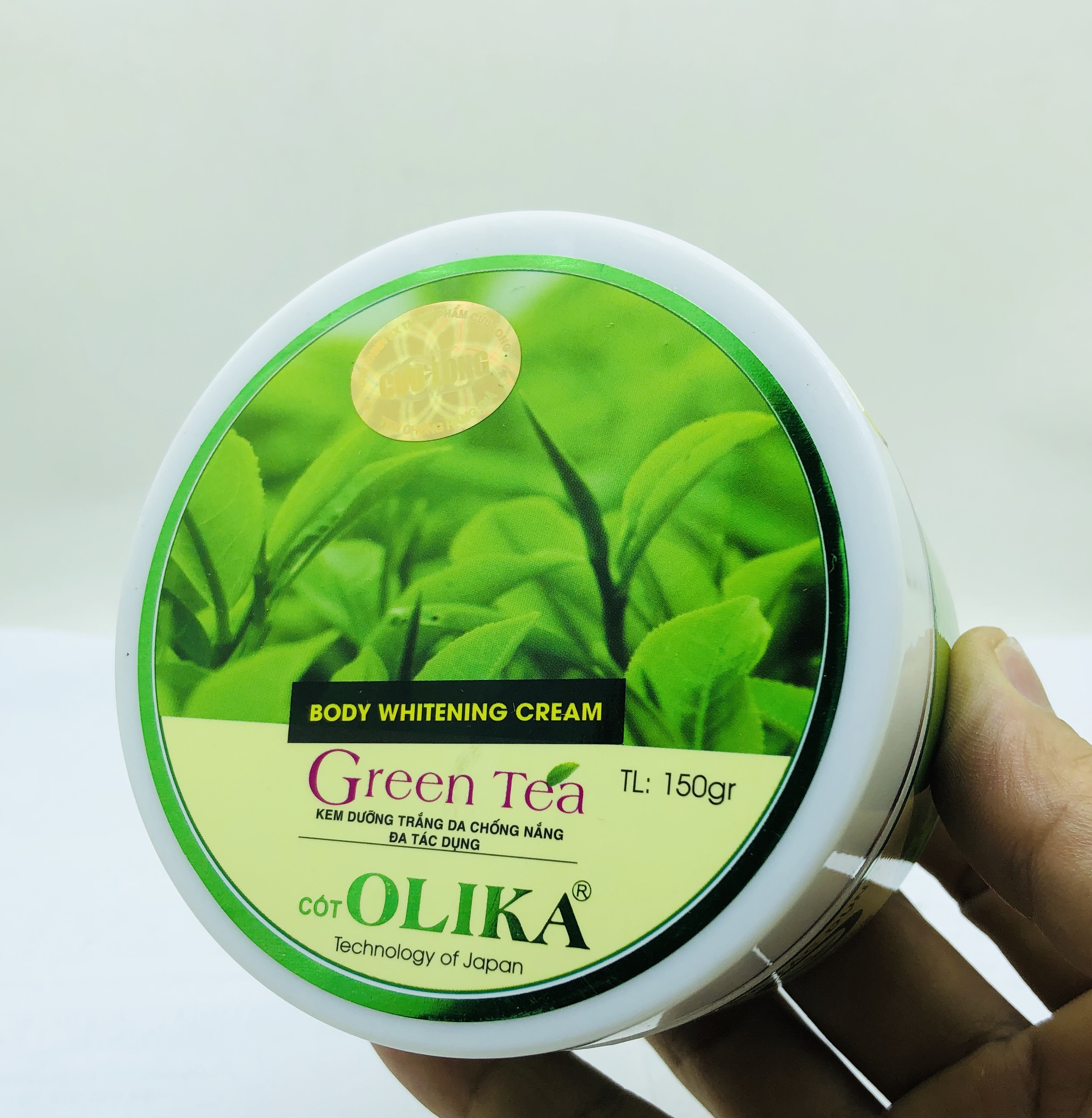 Kem Cốt Olika Trắng Da Chống Nắng Đa Tác Dụng Hương Trà Xanh 150g