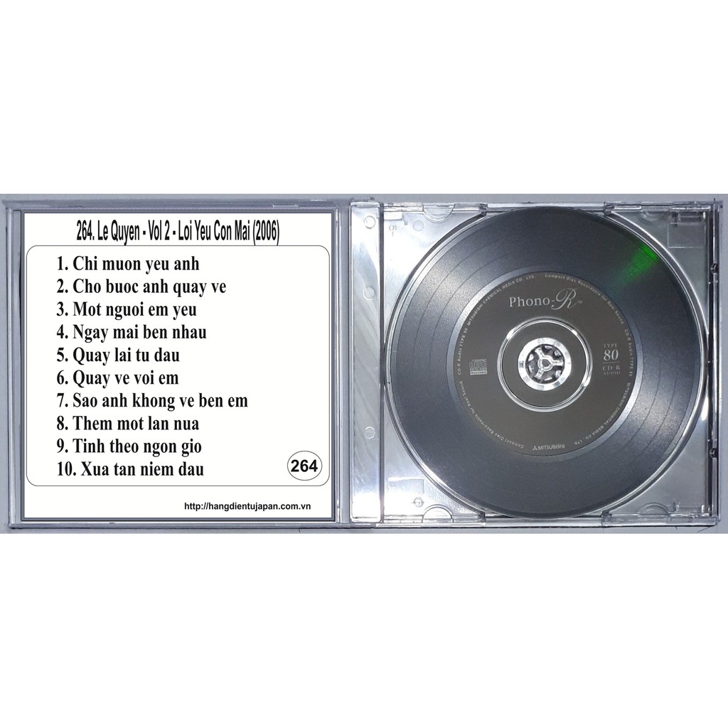 Bộ 8 CD ca sĩ Lệ Quyên ( 155 - 266 )