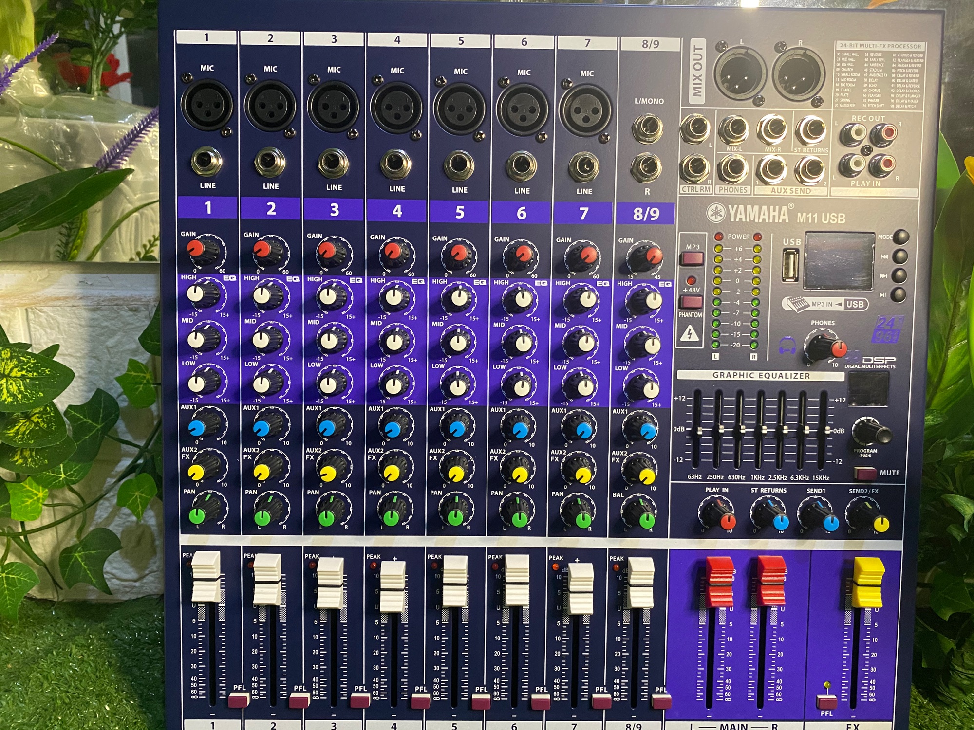 Mixer yamaha M11-99 hiệu ứng