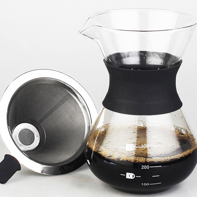 Bình pha cafe Drip Coffee 450ml phin Inox