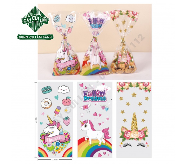 Set 50 TÚI KIẾNG 12.5X27CM (gồm dây kẽm)