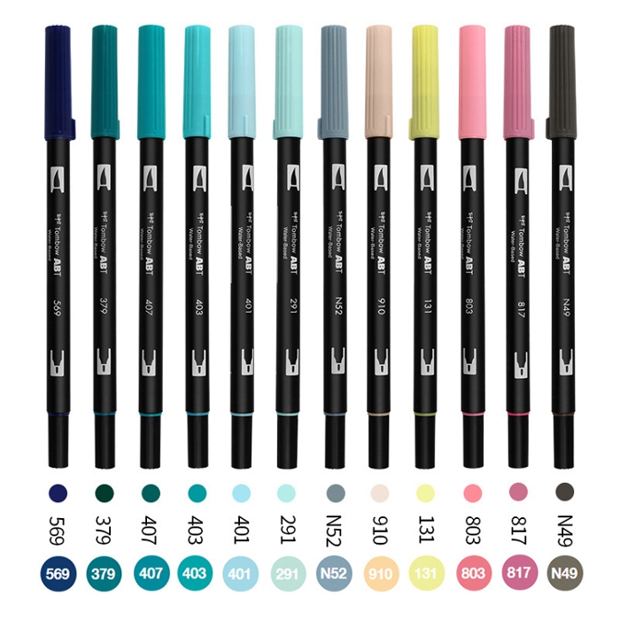 Bút cọ Tombow Dual Brush pen new colour