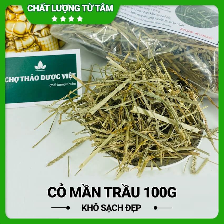 Cỏ mần trầu khô sạch 100g