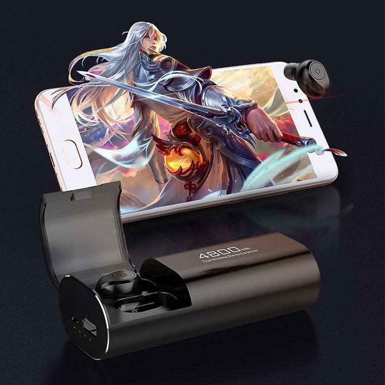 Tai Nghe không dây Bluetooth S11 5.0 TWS - Kiêm Sạc Dự Phòng Cho Điện Thoại Chống Nước IPX5-Bass siêu trầm