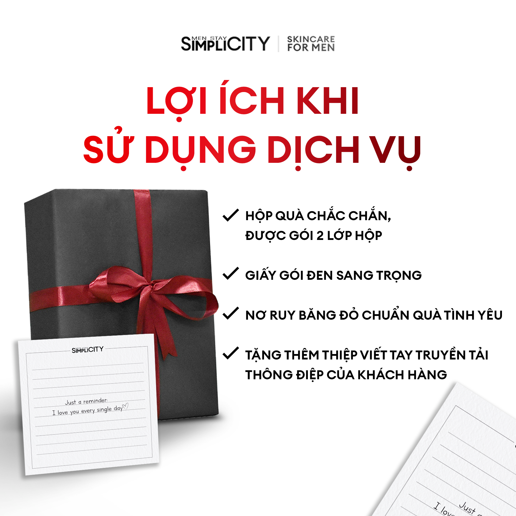 Dịch vụ gói quà MEN STAY SIMPLICITY