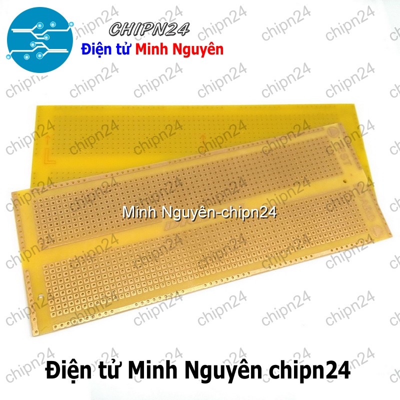 [1 tấm] Testboard cắm hàn 1 mặt 7x16cm (Mạch thường) (Board đồng đục lỗ PCB) - [Chọn Loại] - HHH.00003