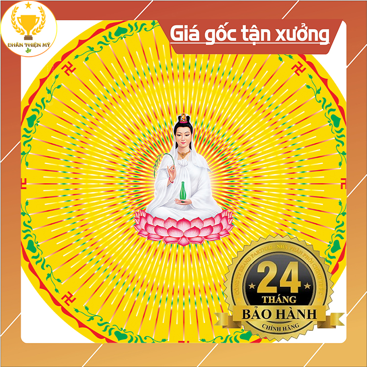 Đèn Thờ Hào Quang Quan Âm Bồ Tát chuyển động hiệu ứng cao cấp - Chân Thiện Mỹ