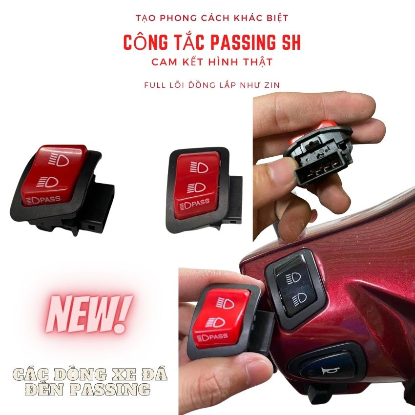Công Tắc Passing SH Cho AirBlade, Wave, Future - MT 2022