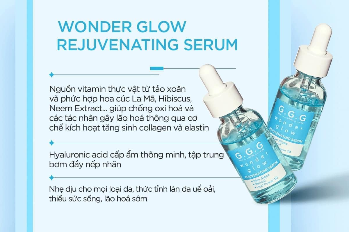 [Chiết - Minisize] Serum cấp nước dưỡng sáng GGG Wonder Glow