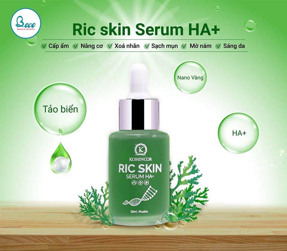Combo Serum + Sữa rửa mặt Ric Skin Wash Foam [BC1341]