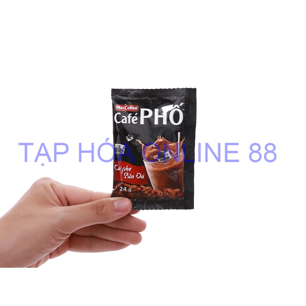 Cà phê Phố sữa đá bịch 30 gói x 24g