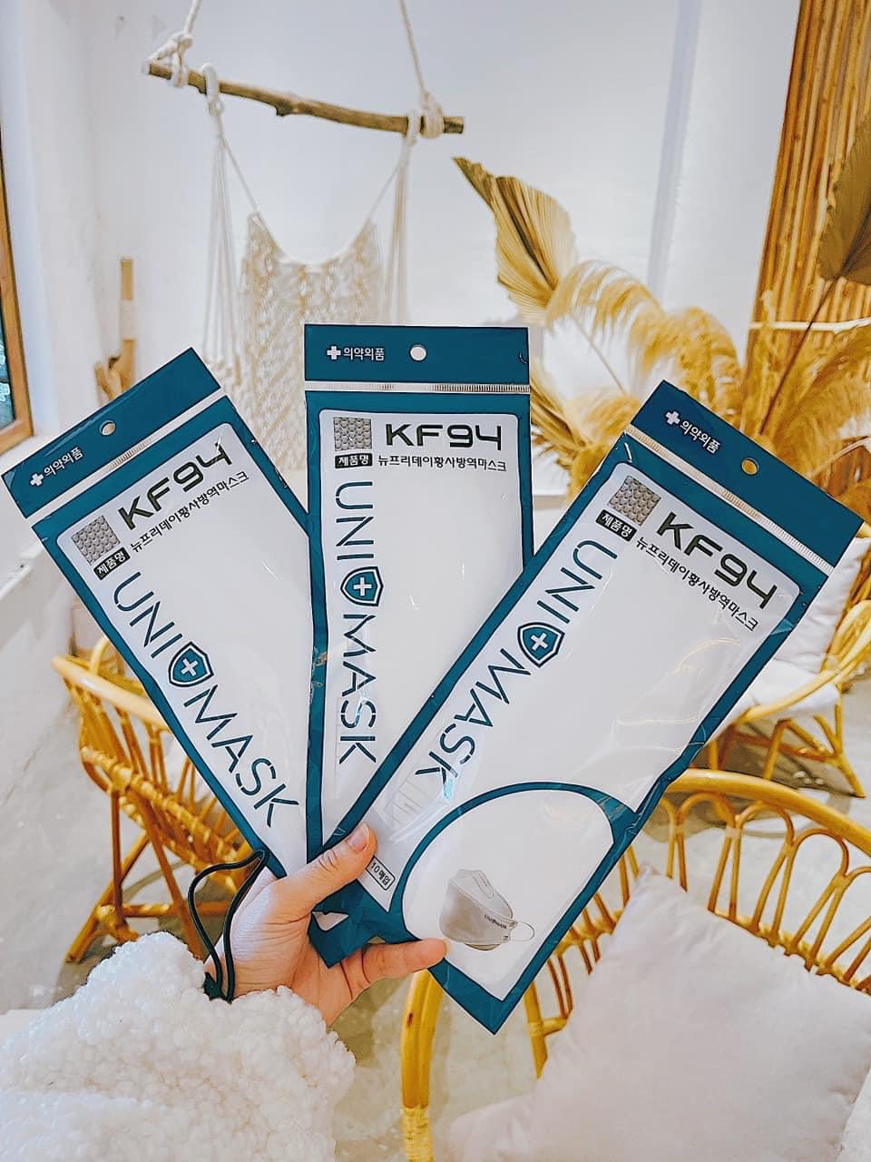Combo 50 chiếc khẩu trang 4D KF94 Unimask 4 lớp kháng khuẩn