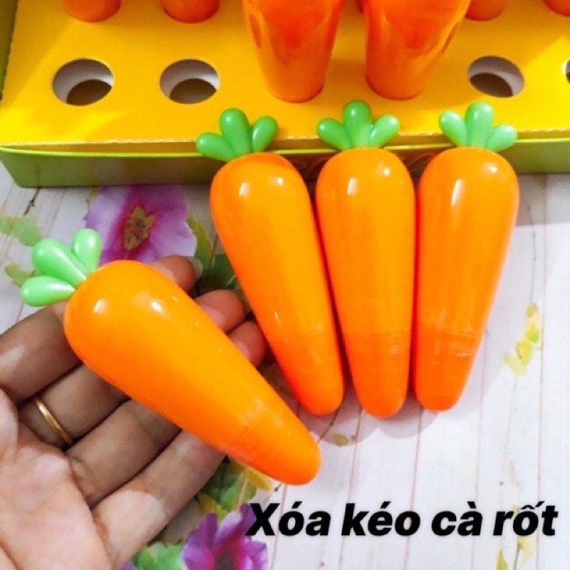 Bút Xoá Kéo Hình Quả Bơ Và Cà Rốt