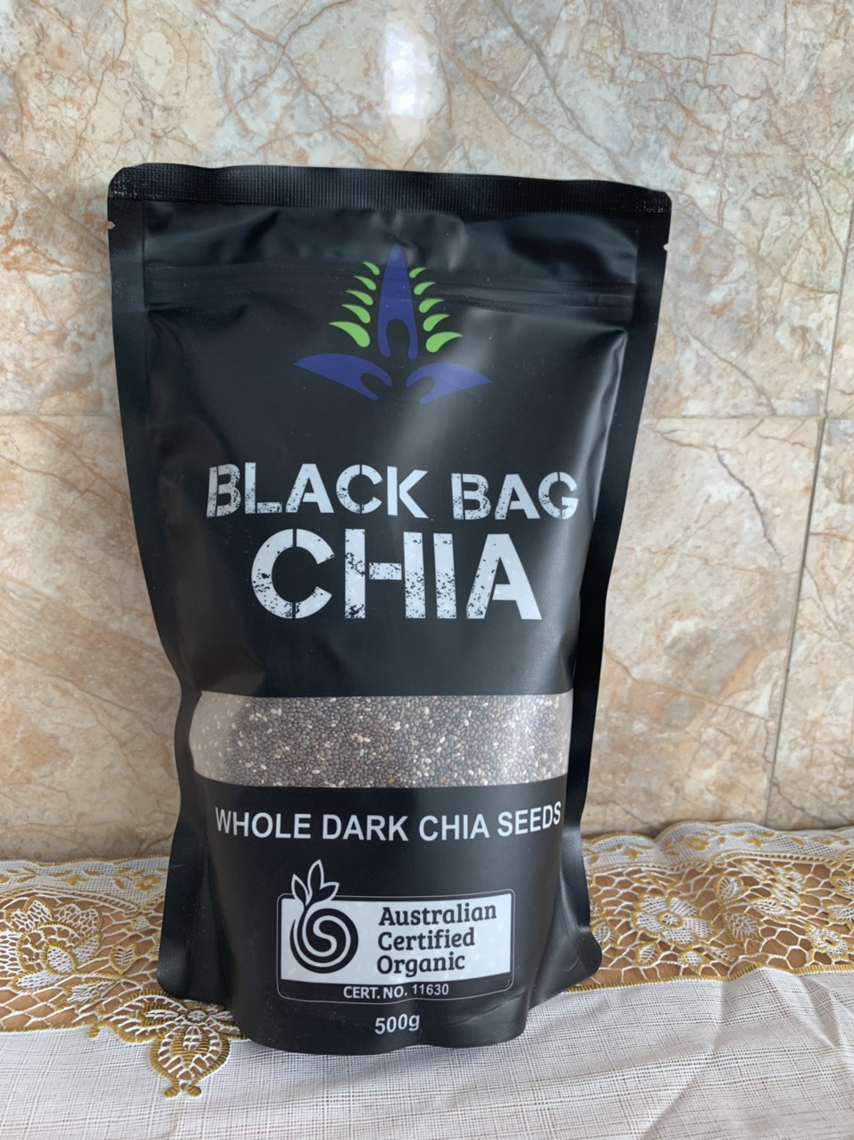 Hạt chia đen Úc black bag 500g