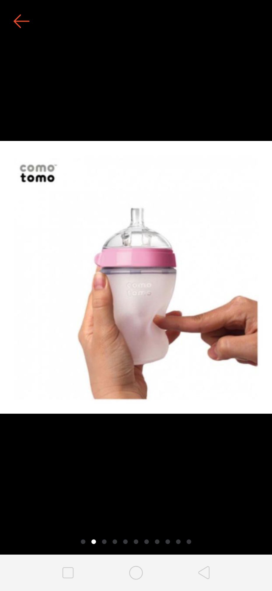 Bộ 2 bình sữa comotomo 150ml/250ml đủ 2 màu xanh/hồng