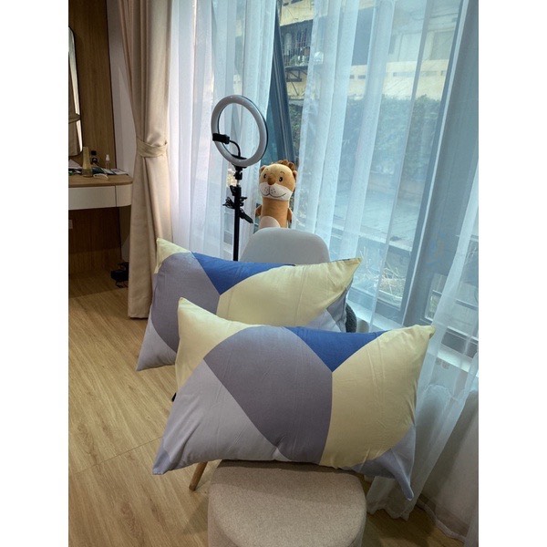 1 đôi Vỏ Gối cotton poly size 50x70