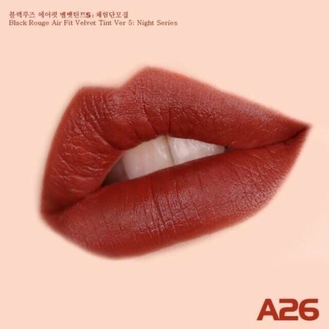 Son Black Rouge Ver5 Son kem lì Air Fit Velvet Ver5