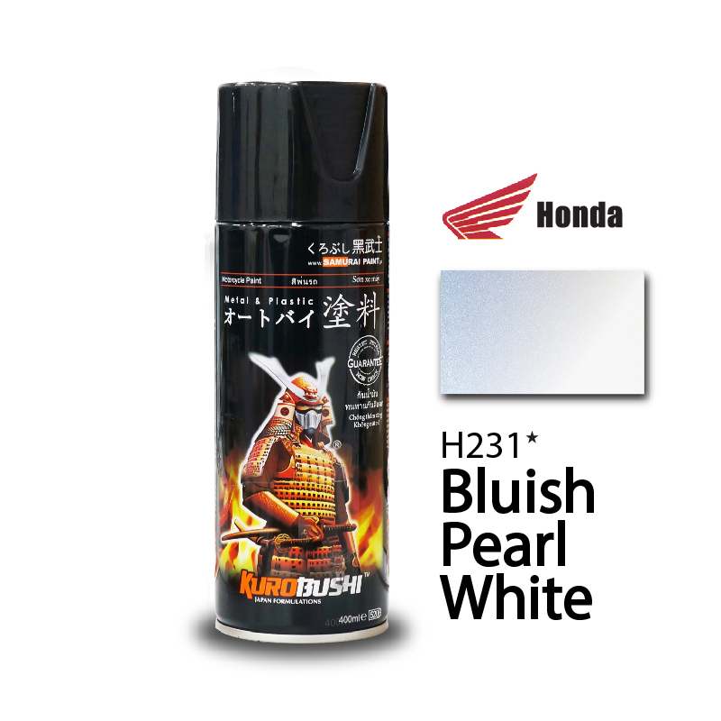 Sơn Samurai sơn xịt xe máy H231* MÀU TRẮNG ÁNH XANH