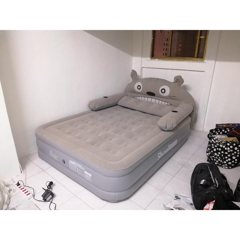 Giường Hơi Hình Thù 1 Tầng, 3 Tầng (Tặng Kèm Bơm Điện, Gối Ôm Và Miếng Vá)