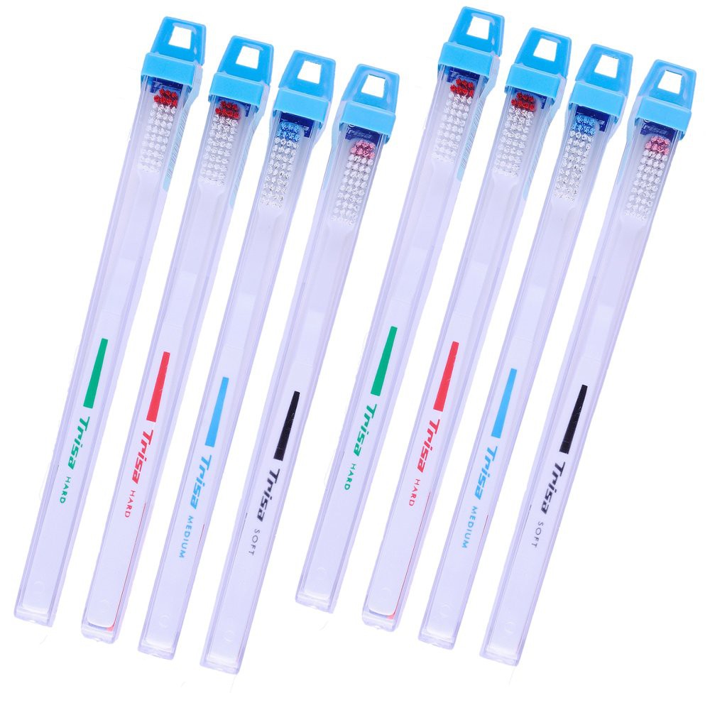 Toothbrush Trisa [Swiss] Fresh hard/medium/soft brush tree brush toothbrush
