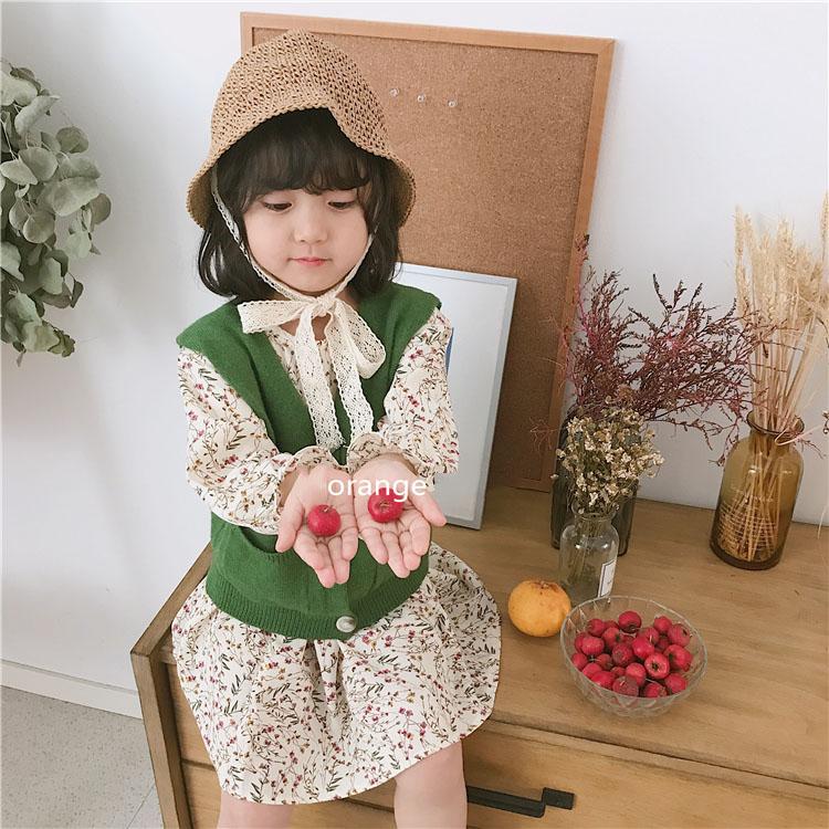 Mũ Ajuma Cho Bé Mũ Cói Cột Nơ Hàn Quốc - MK8 HAP2196