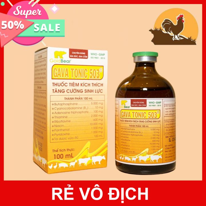 GAVATONIC 503 thuốc bổ dành cho gà đá 100ml