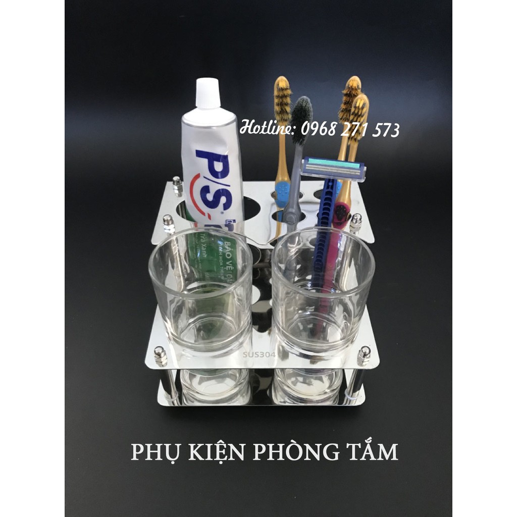 Kệ để bàn chải đánh răng inox 304
