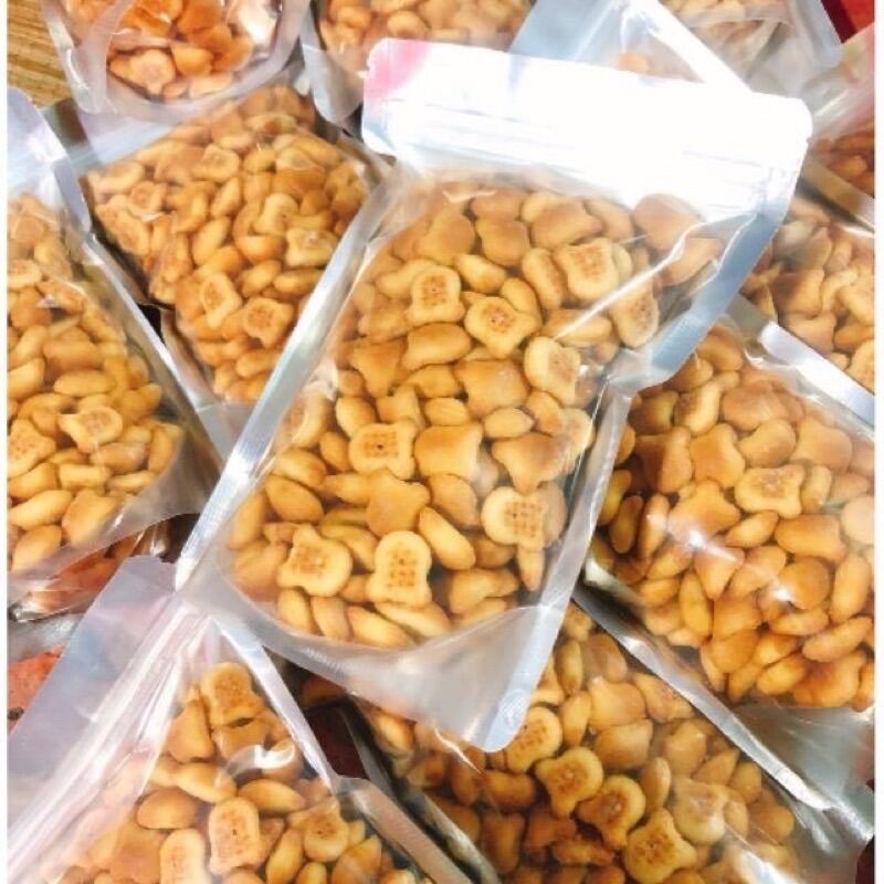 HCM Bánh gấu kem Thiên Hồng túi zip 500gram