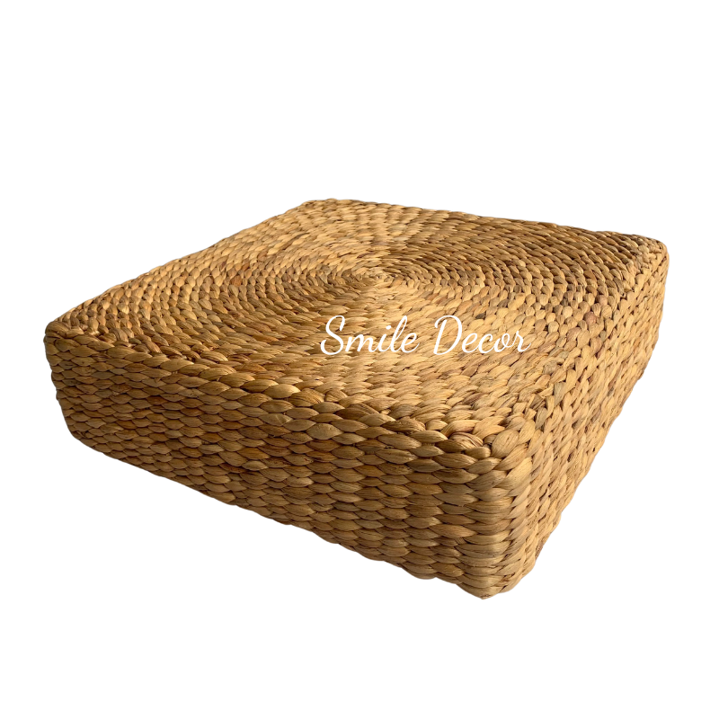 Square hyacinth cushion vintage style for home decor