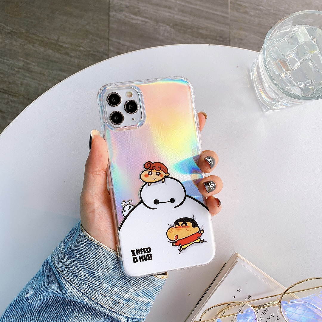 Ốp Lưng Silicon Chống Sốc Cartoon Story ( Kèm Miếng Phản Quang )