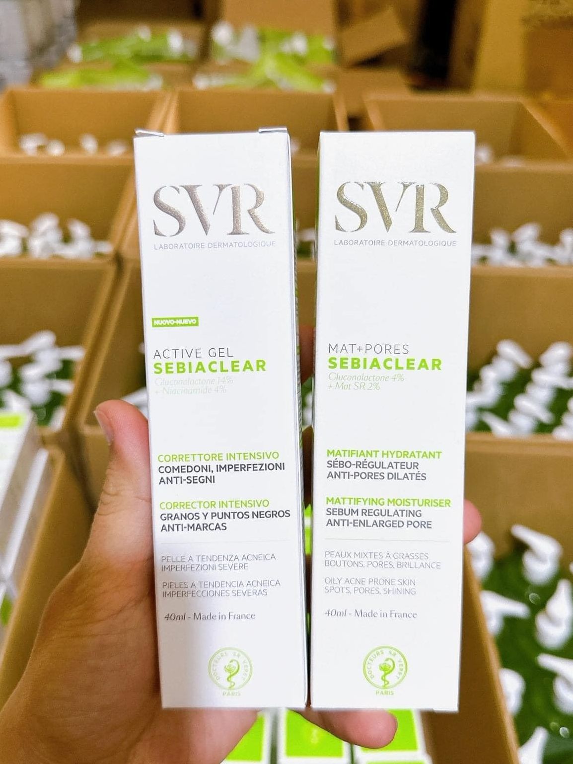 Kem Dưỡng SVR Active Gel Sebiaclear - 40ml