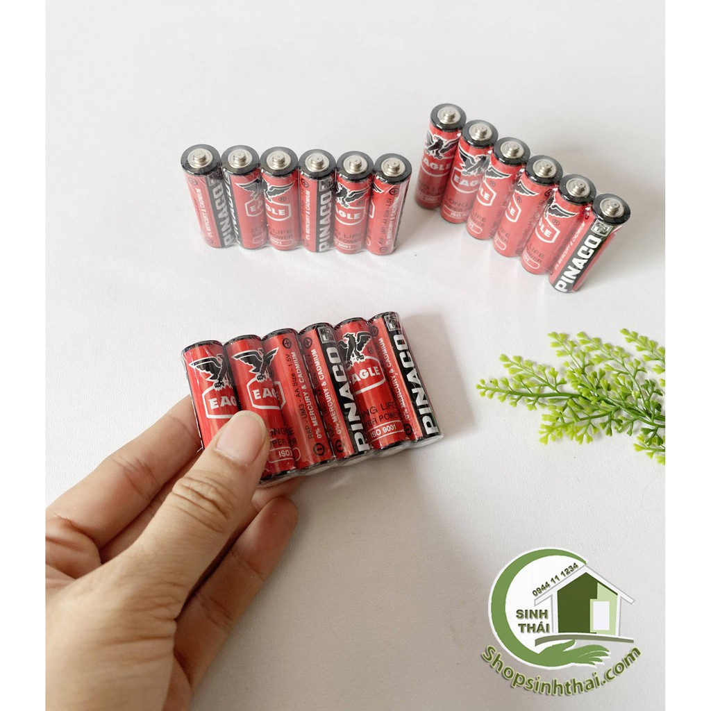 [HCM]Pin lớn 2A (AA) - Pin Con Ó Pinaco 1.5V ( 4 viên )
