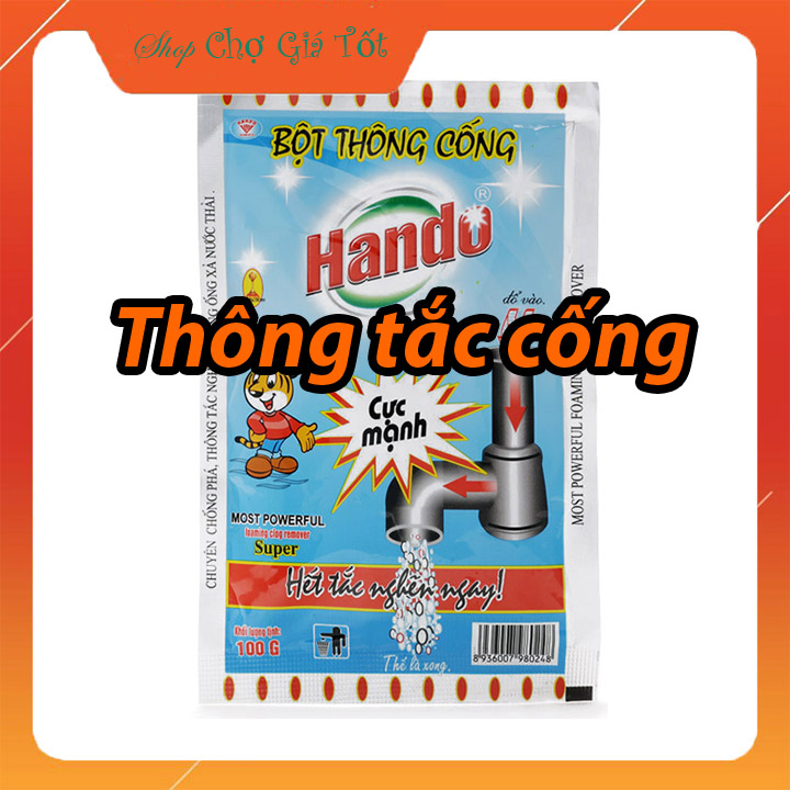 Bột thông cống nội địa Hando 100g CS319 (Xanh)