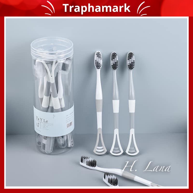 Hộp 8 chiếc bàn chải đánh răng 2in1