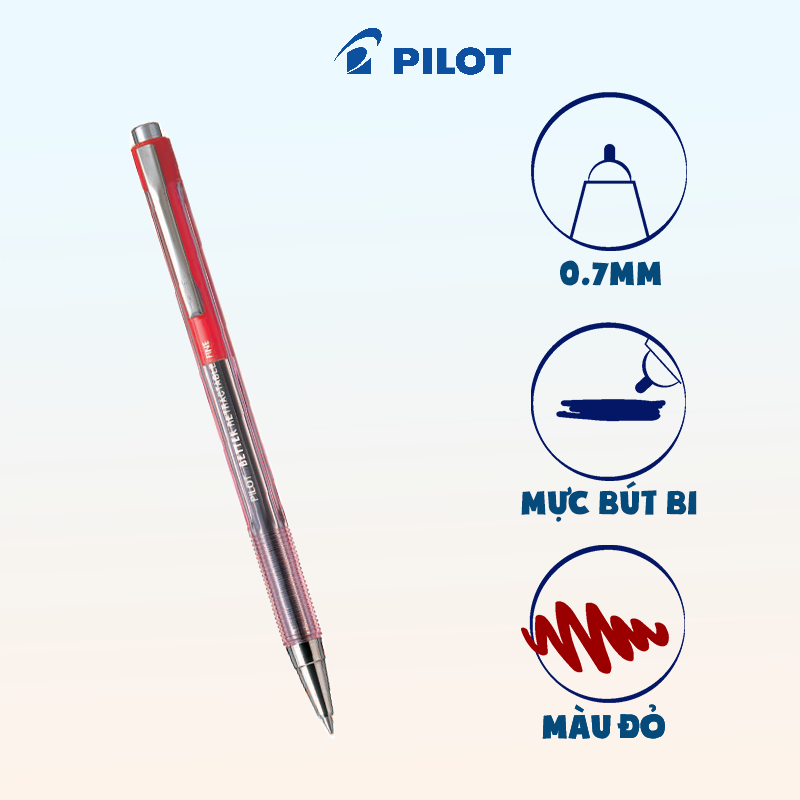 Bút bi Pilot Better Retractable BP-145-F