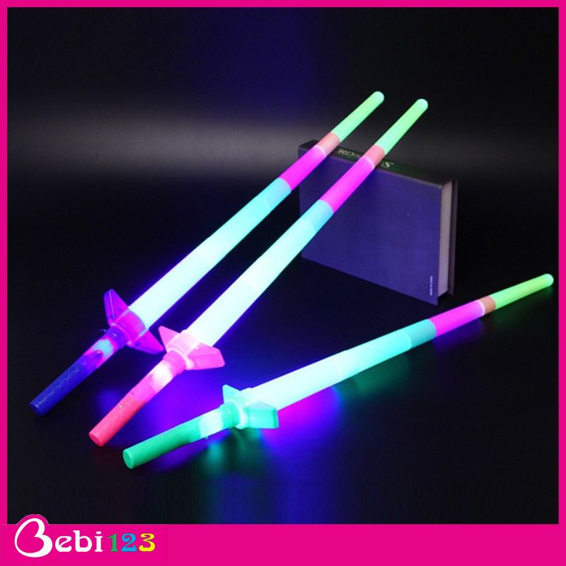 Kiếm đồ chơi gấp gọn có đèn phát sáng 68cm cho bé