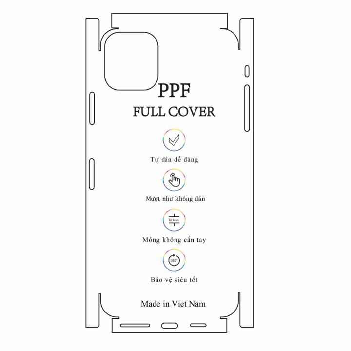Dán dẻo ppf iphone 11 pro max mặt sau và viền