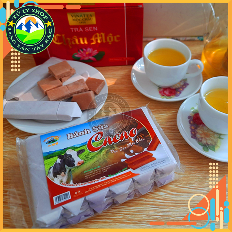 Bánh sữa Mộc Châu vị Cacao gói 200g (hiệu Cu Tỉ)