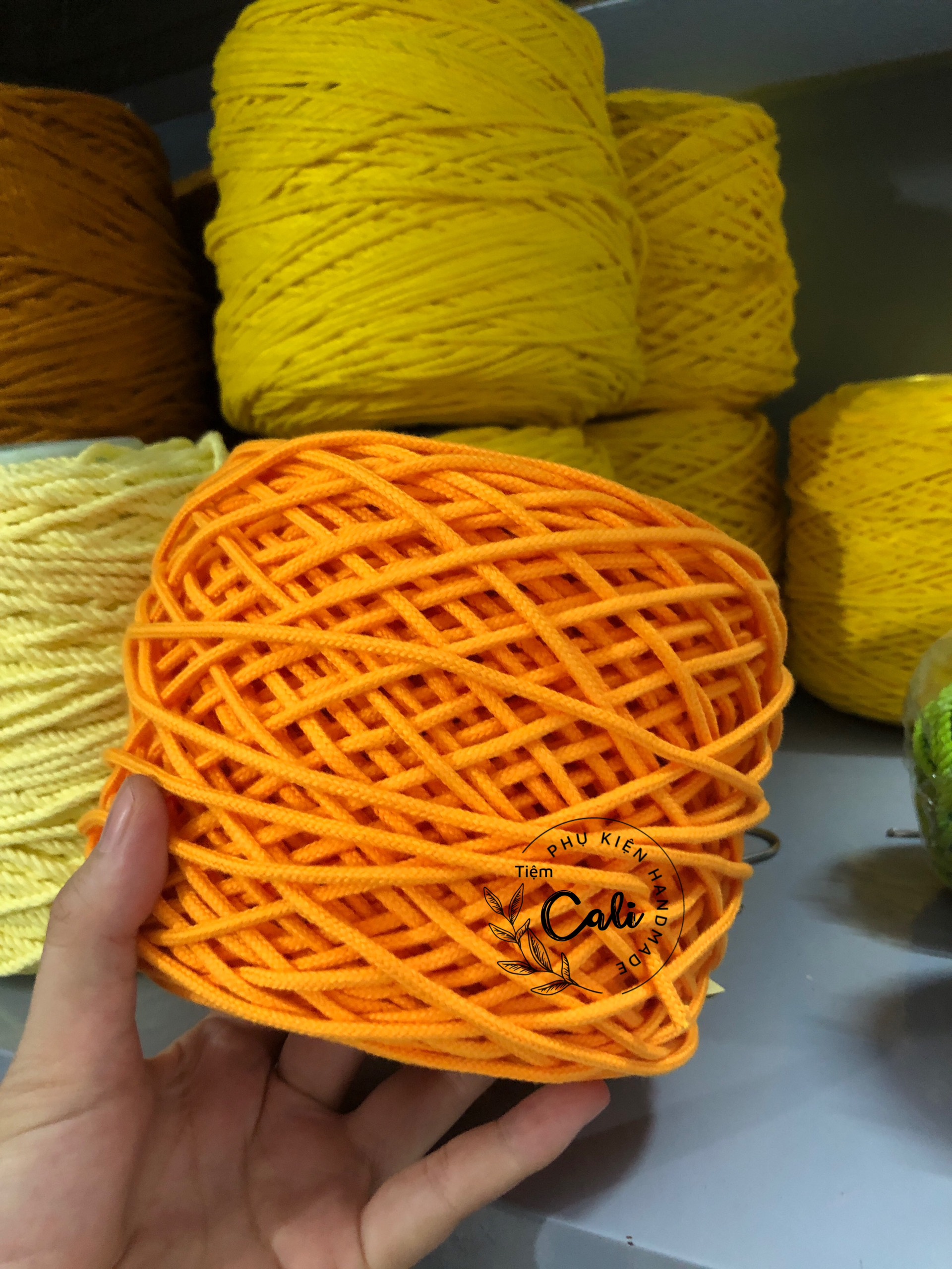 Dây cotton dệt tim đan túi macrame túi handmade thắt macrame [ Ảnh thật và video]