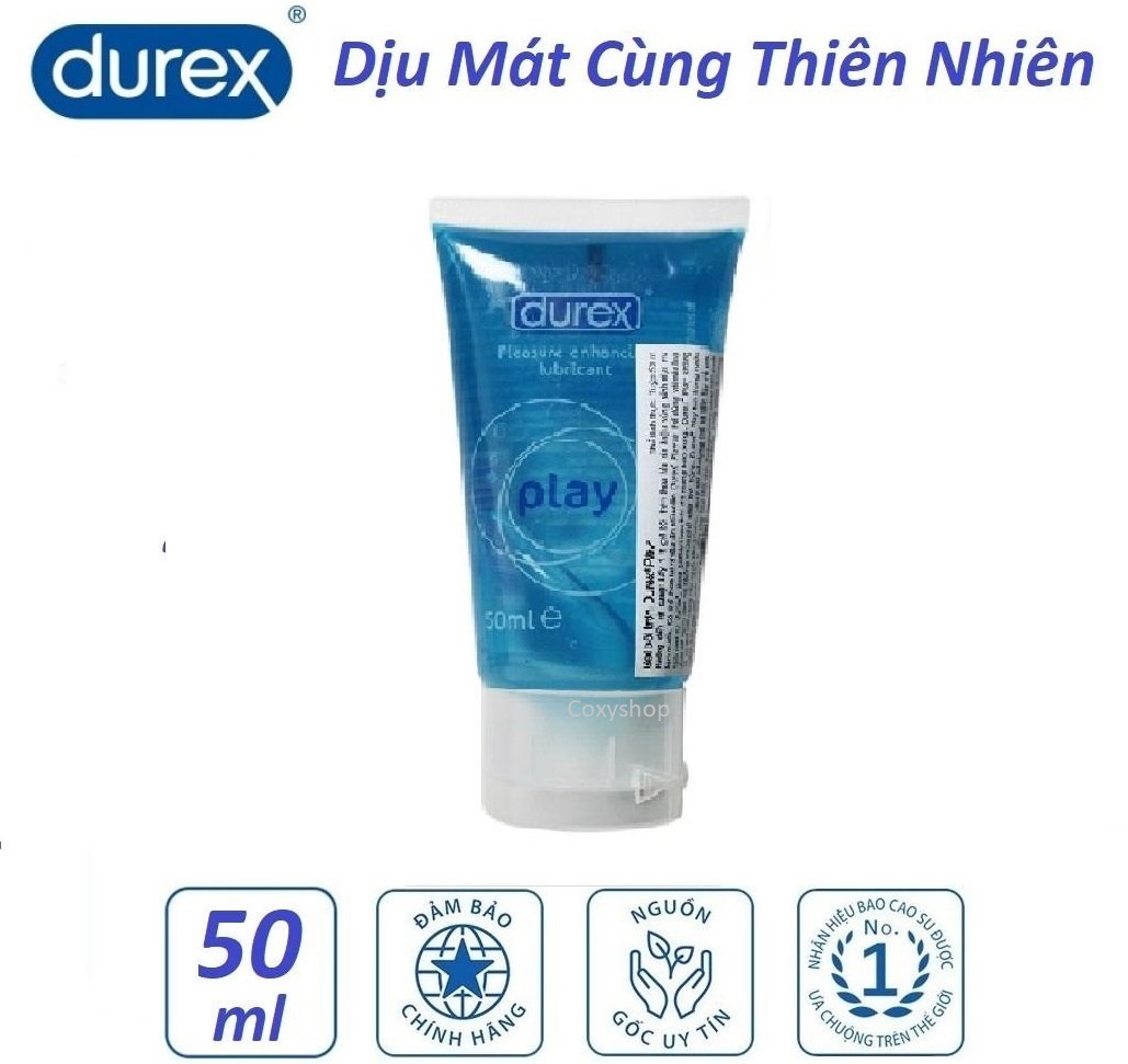 [HCM]Gel Bôi Trơn Durex Play 50ml ( che tên khi giao hàng ạ )