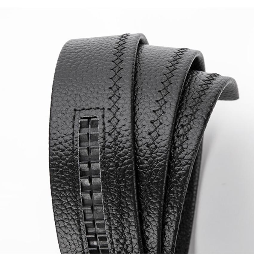 Dây nịt / Dây thắt lưng da - Khóa tự động - Bản 3.5cm ( Không kèm mặt khóa )